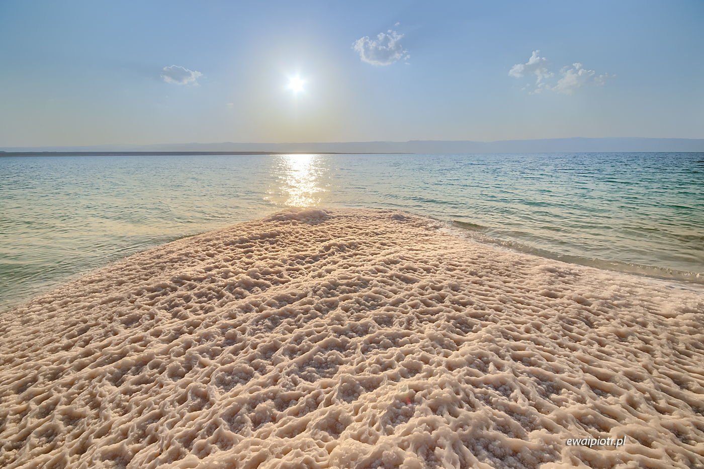 Solna plaża, Morze Martwe, Jordania