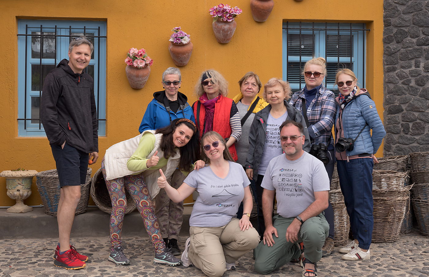 Uczestnicy fotowyprawy na Santorini - maj 2022
