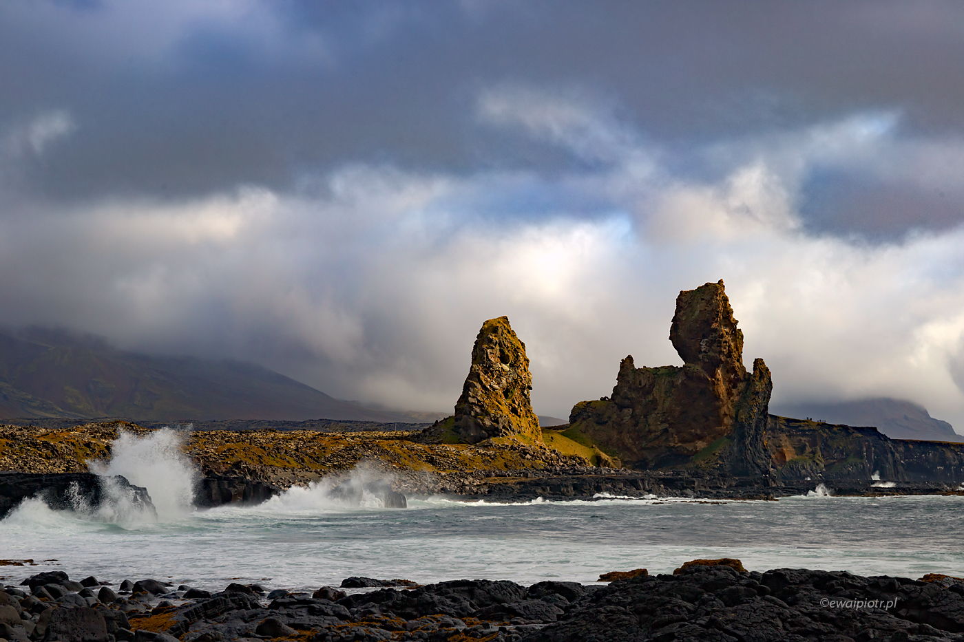 Klify Londrangar, Islandia, fotowyprawa, półwysep Snaefellsnes