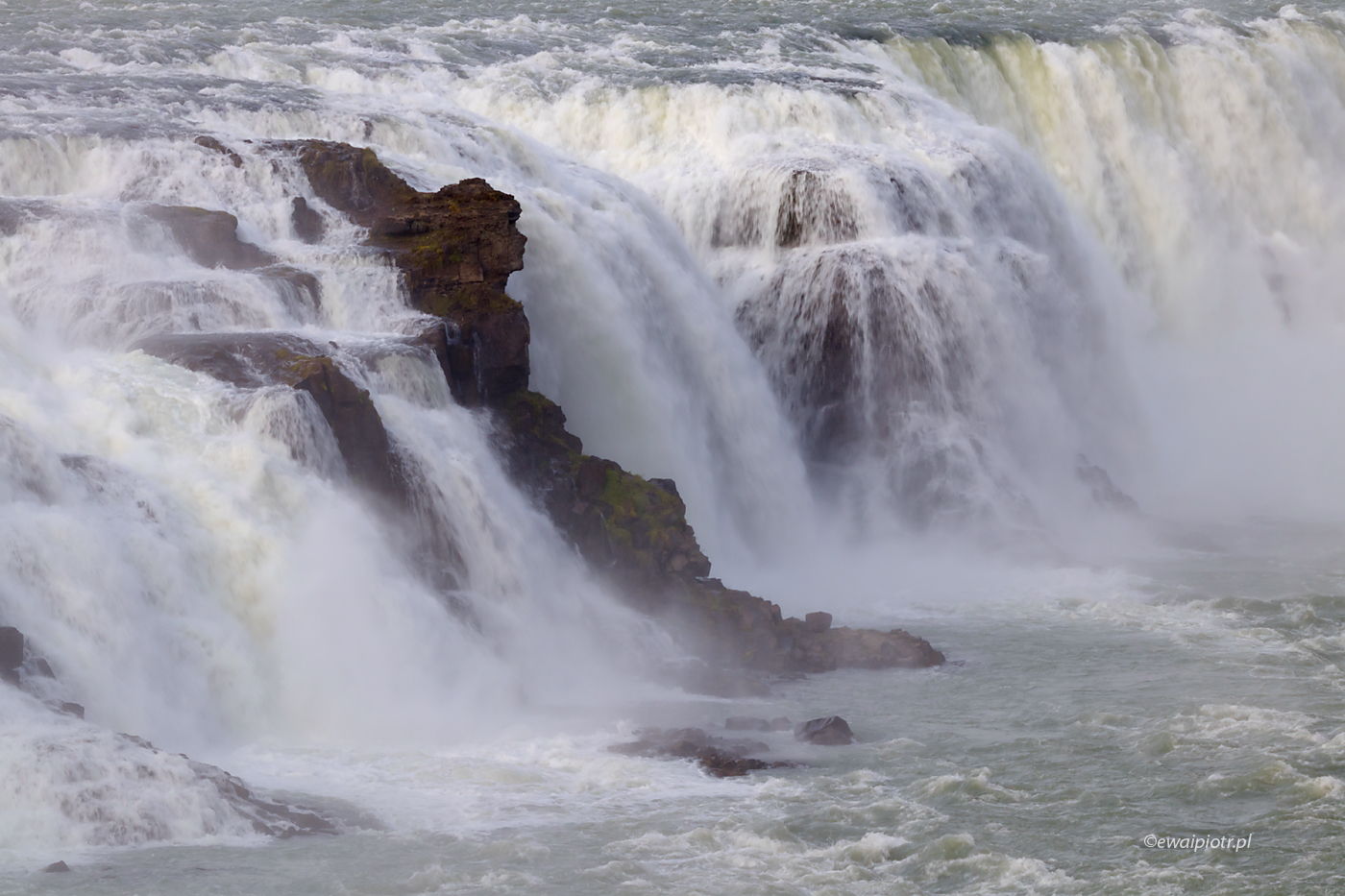 Islandzki wodospad, 1/30 sekundy