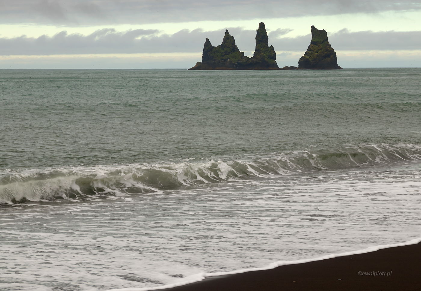 Reynisfjara, krótki czas naświetlania
