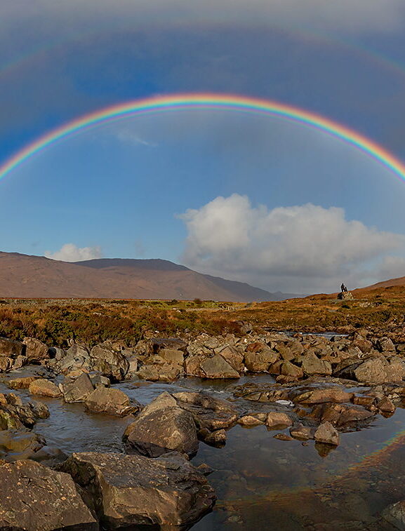 Tęcza nad Sligachan, Szkocja, fotowyprawa, jak fotografować tęczę