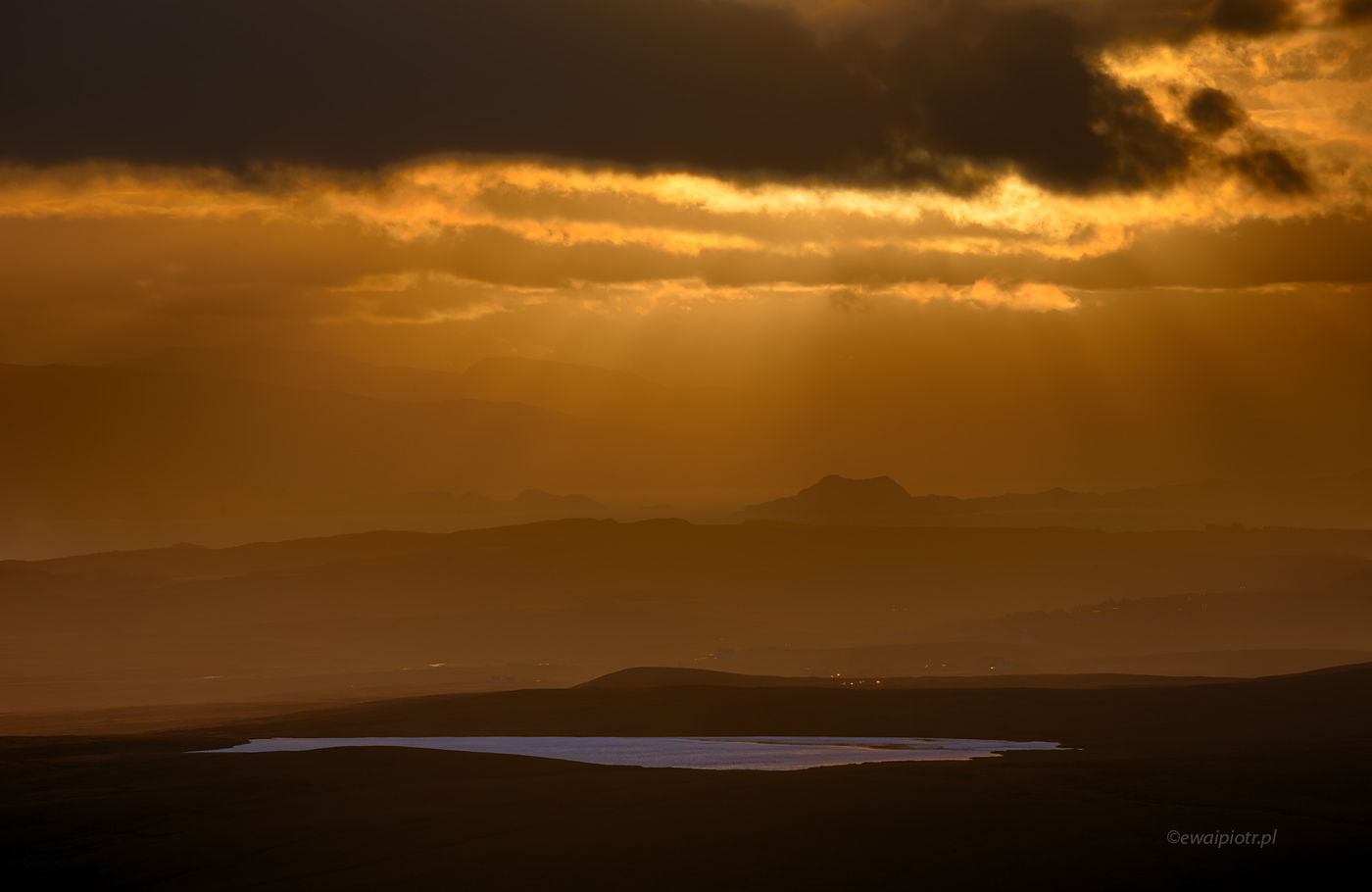 Widok z Gór Quairang, Szkocja