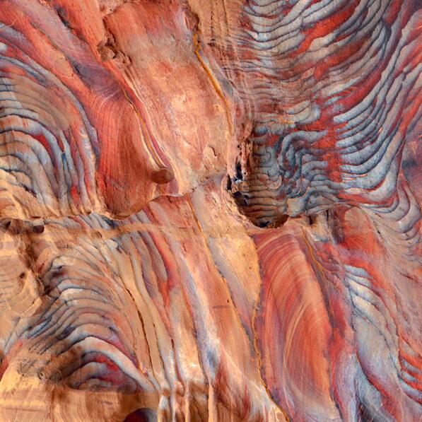 Kolorowe skały w Petrze, Jordania, wyprawa fotograficzna