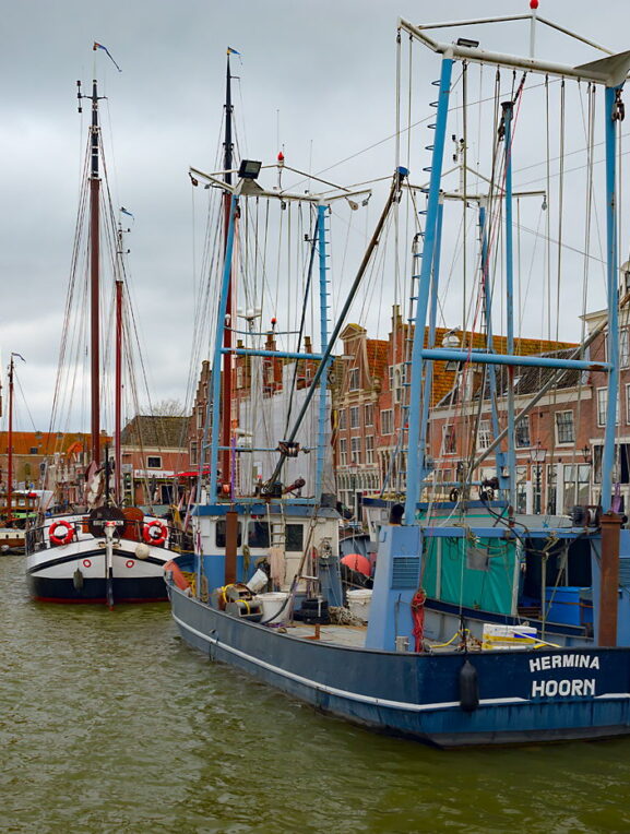 Port i wieża portowa w Hoorn, Holandia