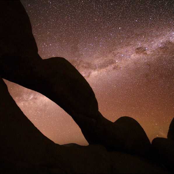 Gwiazdy nad Spitzkoppe, Namibia