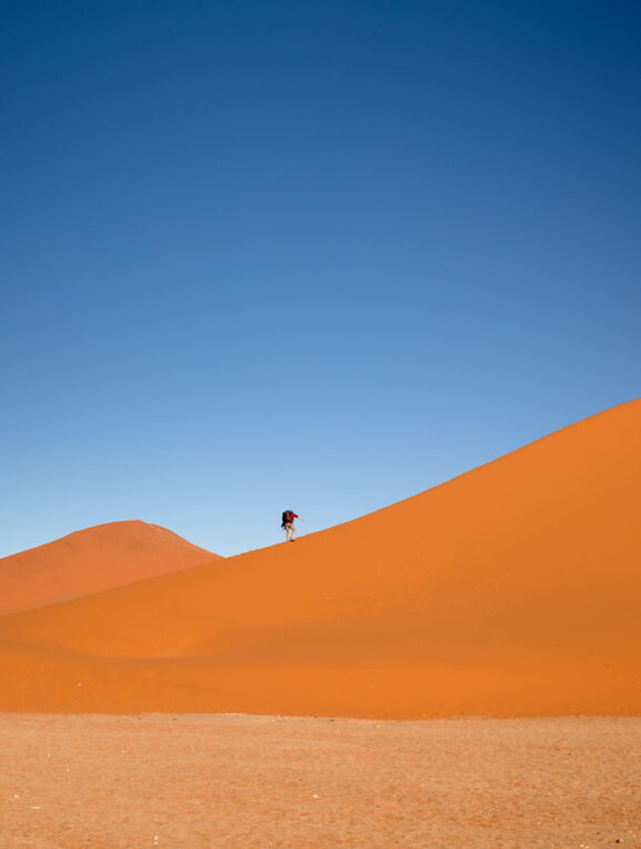 Wchodząc na Wydmę 45, Namibia