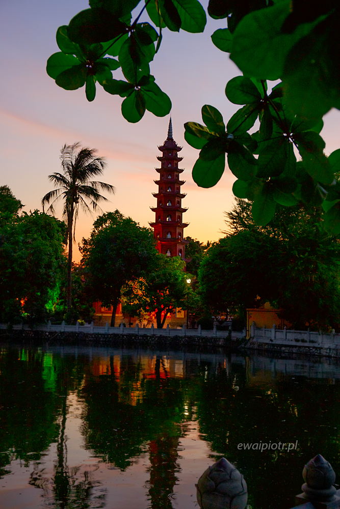 Pagoda w Hanoi, Wietnam, fotowyprawa