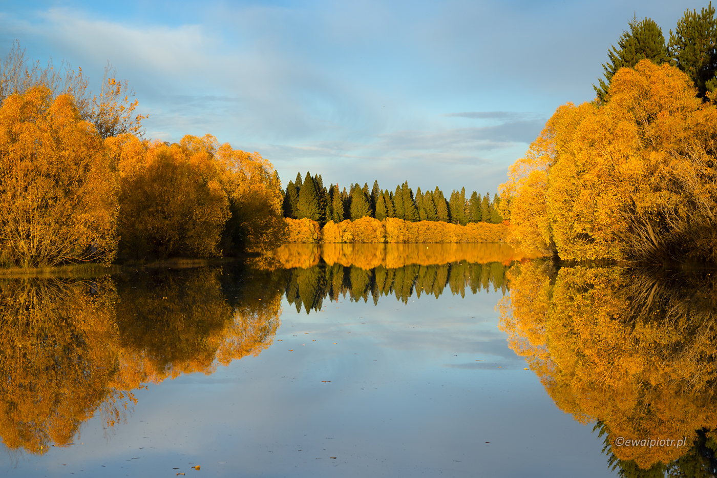 Jesienne symetrie, Nowa Zelandia, wyprawa fotograficzna