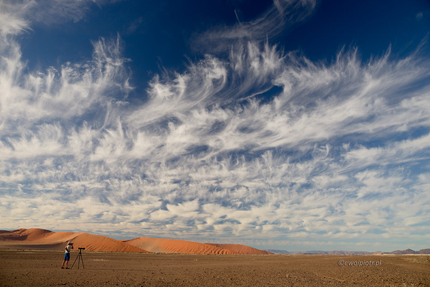 Chmury nad pustynią, Namibia